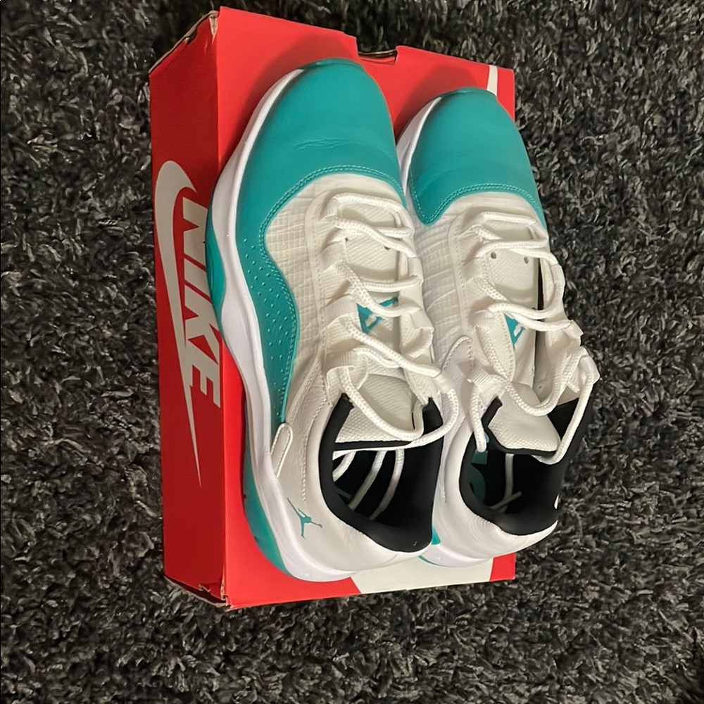 Nike Blue and White Sneakers Vibrant Design